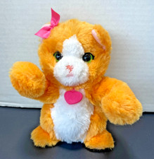 2013 FurReal Friends DAISY Peek-A-Boo Lil Big Paws Talking Meow Orange Kitty Cat