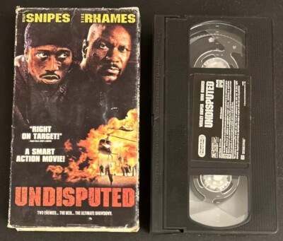 Undisputed VHS Tape Movie Wesley Snipes Ving Rhames (Used)