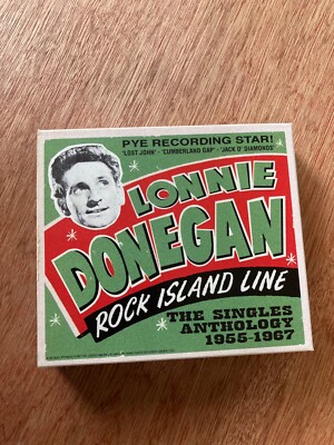 LONNIE DONEGAN - ROCK ISLAND LINE: THE SINGLES ANTHOLOGY 1955-1967 (3CD ALBUM)