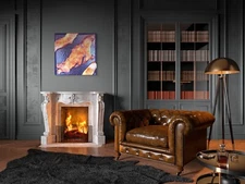 24x24 inc. Turkish Unique Olive Wood Wall Sculpture,Handmade Gorgeous Wall Decor