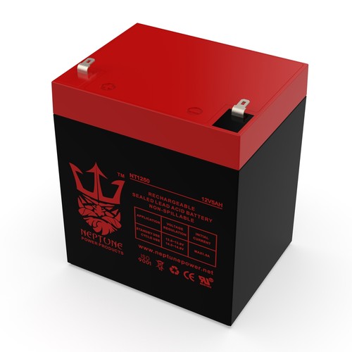 NEW! 12V 4AH Alarm Security Fire System Battery 12 Volt 4 Amp Hour