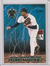 2000 PACIFIC VANGUARD HIGH VOLTAGE EMERALD GREEN FOIL #9 PEDRO MARTINEZ SP #/99