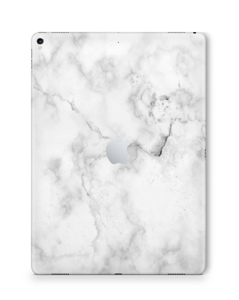 Apple iPad Skin Schutzfolie Aufkleber Design Sticker Folie Skins Marmor weiss - Bild 1 von 1