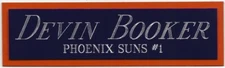DEVIN BOOKER PHOENIX SUNS NAMEPLATE AUTOGRAPHED SIGNED BASKETBALL-JERSEY-PHOTO