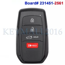 231451-2561 HYQ14FBW Smart Remote Key Fob for Toyota Corolla 2023 2024 2025