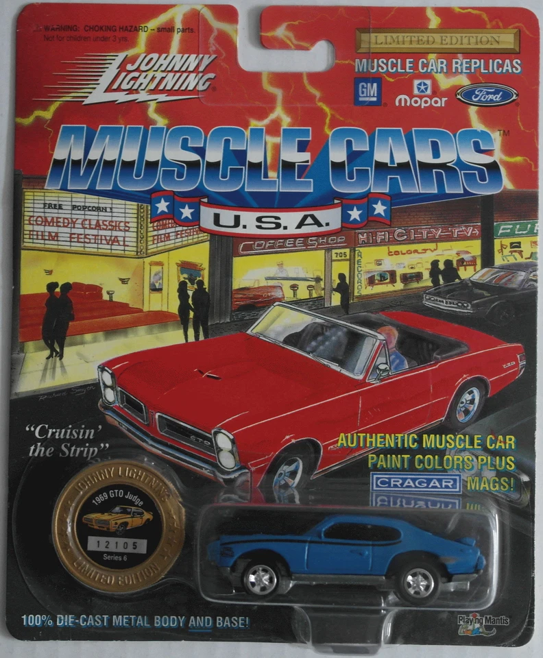 Johnny Lightning - ´69 / 1969 Pontiac GTO Judge blau Neu/OVP - Bild 1 von 1
