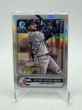2020 Bowman Chrome #STG-VVM Victor Victor Mesa Refractor Spanning The Globe