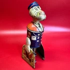 Vintage 1930's Marx Popeye Tin Wind Up, Carrying Parrots,  Working complete