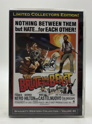 #ad The Brute and the Beast DVD *Sealed* AKA Massacre Time 1966 Spaghetti Western $29.99