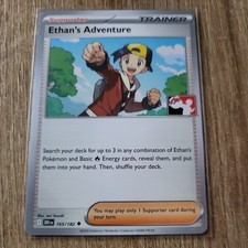 Ethan's Adventure Pokemon Prize Pack Series 8 Promo Pokemon Card Play! Stamp