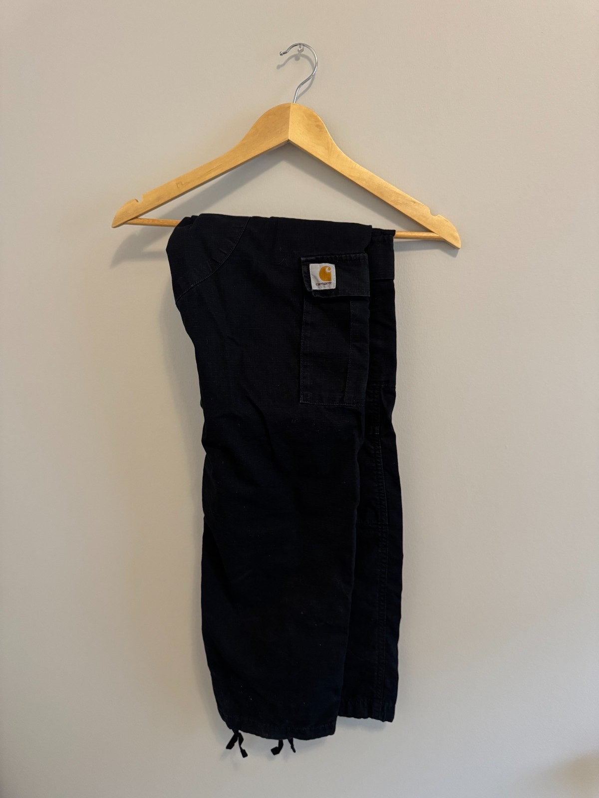 Carhartt WIP Black Aviation Cargo Pants, Size 30x30 image 4