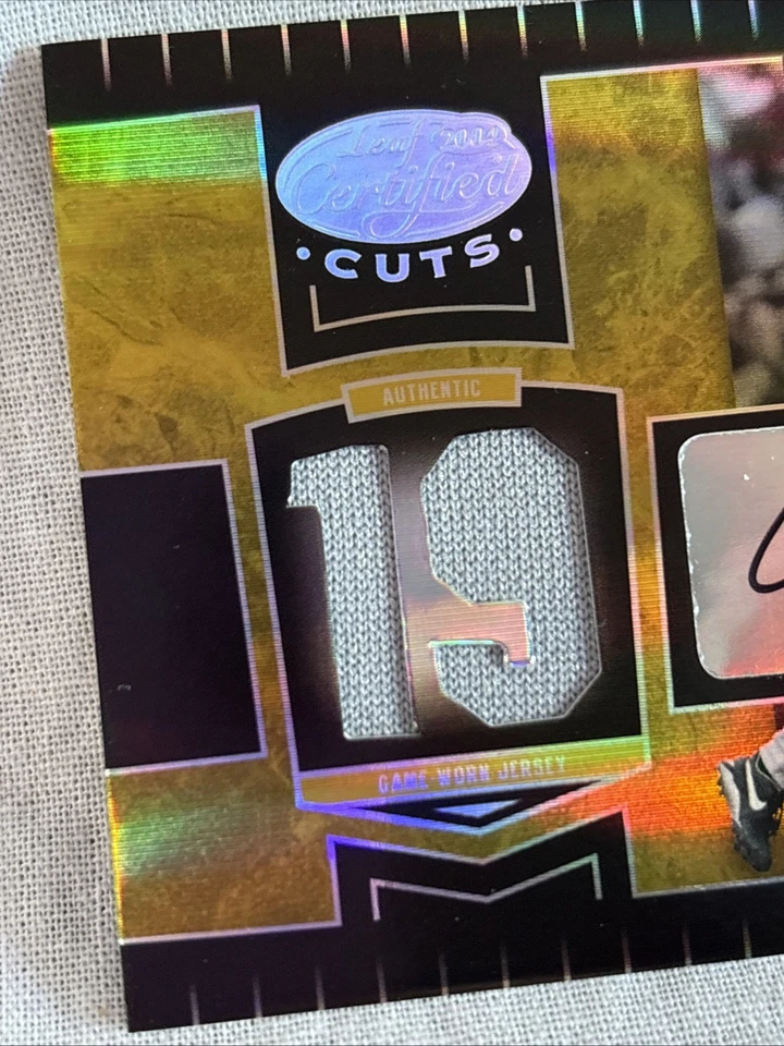 2004 Leaf Certified Cuts /19 Aubrey Huff #182 Auto - Image 3 of 4