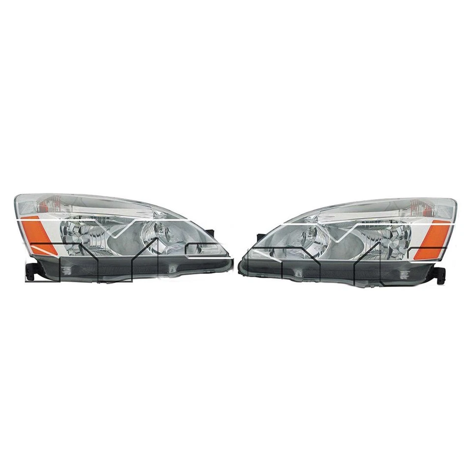 Conjunto de faros TYC para Honda Accord 2003 2004 2005 2006 2007 Foto 2 de 4
