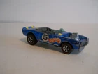 Vintage Light My Firebird Door #5  Blue Int Redline HotWheel Original