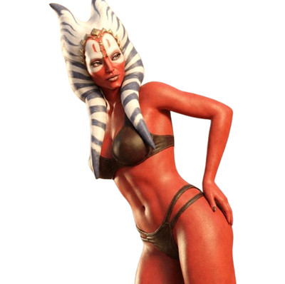 Shaak Ti Cartoon Sticker 5in. Sticker for laptops