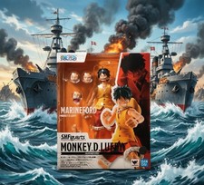 Bandai S.H.Figuarts Monkey D. Luffy One Piece: Summit War of Marineford In Stock