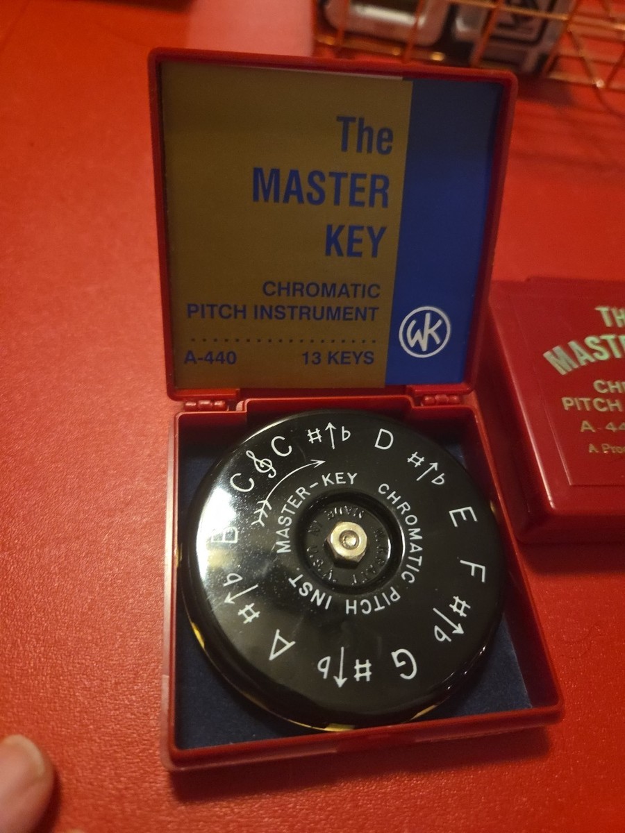 Kratt The Master Key Chromatic 13-Key Tuning Pipe A-440 for Piano