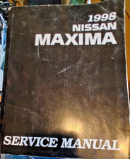 1998 Nissan Maxima Shop Manual Original Repair Service Book