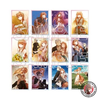 NEU KADOKAWA Spice and Wolf Trading Aurora Acryl Card Ver.B Set Box ca. 91