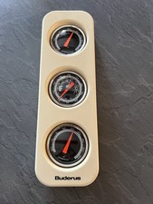 Buderus Wetterstation Vintage Hygrometer Barometer Thermometer 3-in-1 Wandger&auml;t