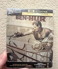 Ben-Hur 4K UHD Blu-ray Digital Steelbook NEW SEALED