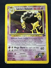 Sabrina's Alakazam 16/132 Gym Challenge Holo for sale online | eBay