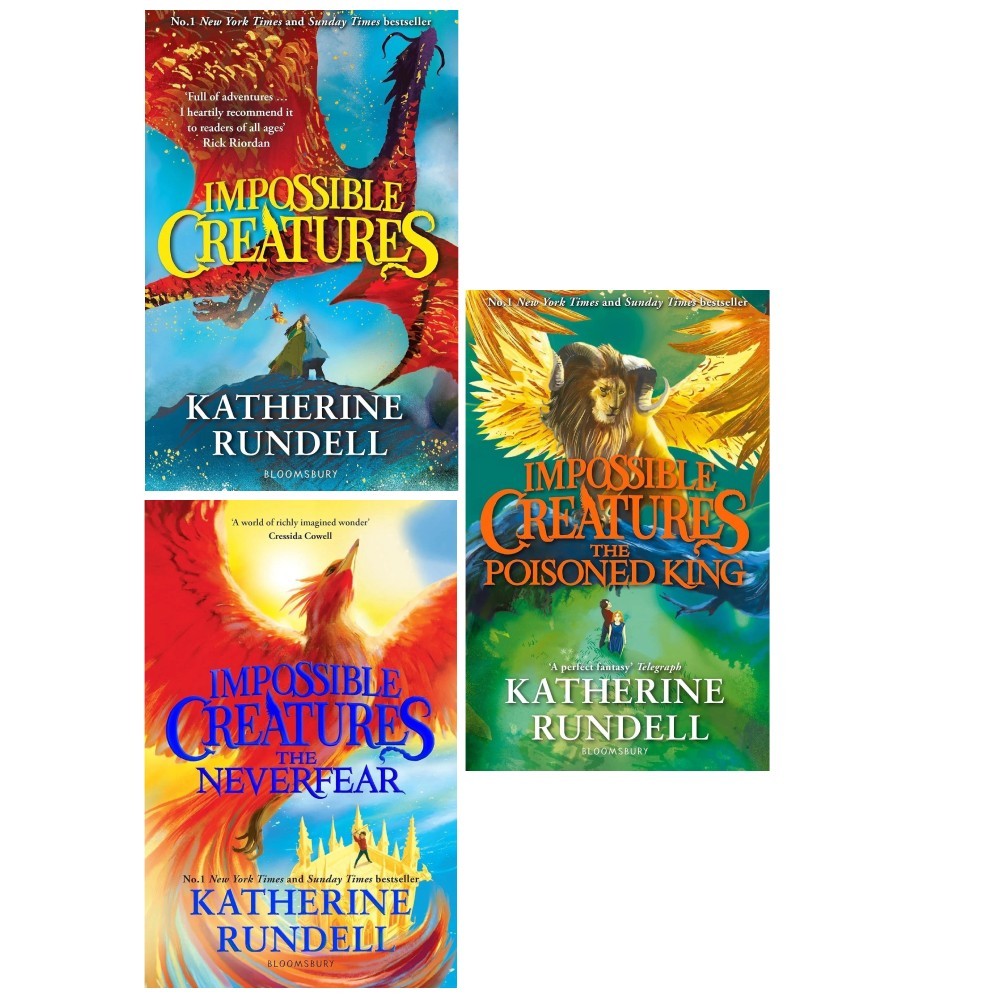 Various Publishers Impossible Creatures Series 1-3 Books Collection Set By Katherine Rundell (Impossible Creatures, The Poisoned King And The Neverfear) - Image 4