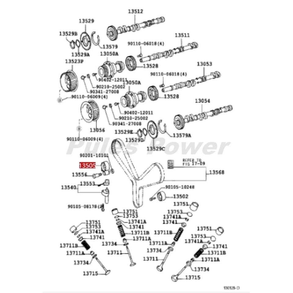 OEM Gates Timing Belt Idler Pulley For LEXUS GS400 GS430 LS430 GX470 LX470 SC430 - Image 3 of 3