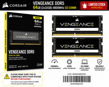 ?? Corsair Vengeance 64GB (2x32GB) DDR5-4800 SO-DIMM Laptop Memory ??