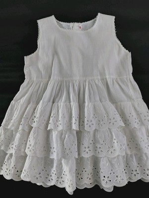 SCHÖNES ALTES KLEID MIT RÜSCHEN PUPPEN ODER ANDERE