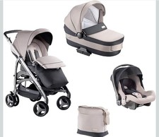 Inglesina Zippy Pro Passeggino Combinato Trio - Granito + Supporto Per  Culla