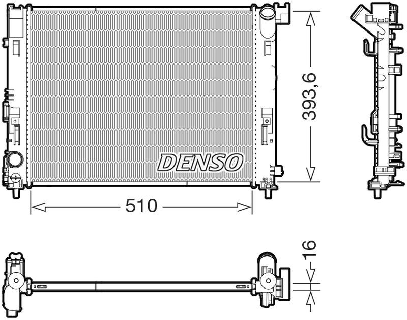Denso Radiator DRM46103
