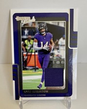 2025 Donruss Kyle Hamilton Threads No.DTH-KHN Baltimore Ravens!!!!