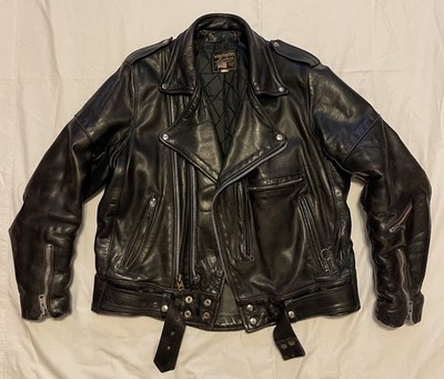 VTG Vanson Rock And Roll Twin Track TALON Size 44 In USA 80 s/90 s RARE