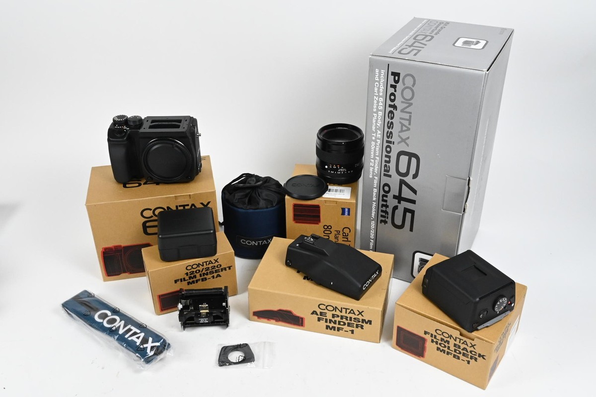 80mm F2 Contax 645 Lens Contax 645 645AF Camera Pro Kit W/80mm
