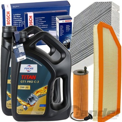 BOSCH FILTERSET+FUCHS C3 5W30 ÖL passend für E/G KLASSE W/S 213 C/A 238 W463 GLE