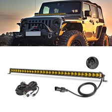 30 Amber Led Light Bar Spot Fog Lamp Offroad Boat Car Suv Atv Utv 4wd Truck