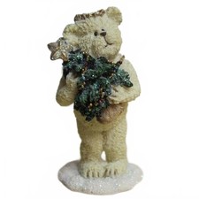 Lil Wings Dougy Christmas Boyds Angel Bear Figurine 3"