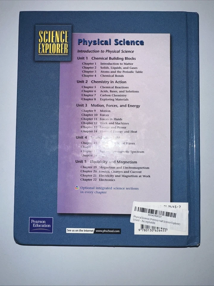 Science Explorer Focus on Physical Science Prentice Hall California - Image 2 of 3