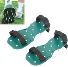 Pair Lawn Aerator Shoes Garden Heavy Duty Spiked Aerating Sandals with Spikes