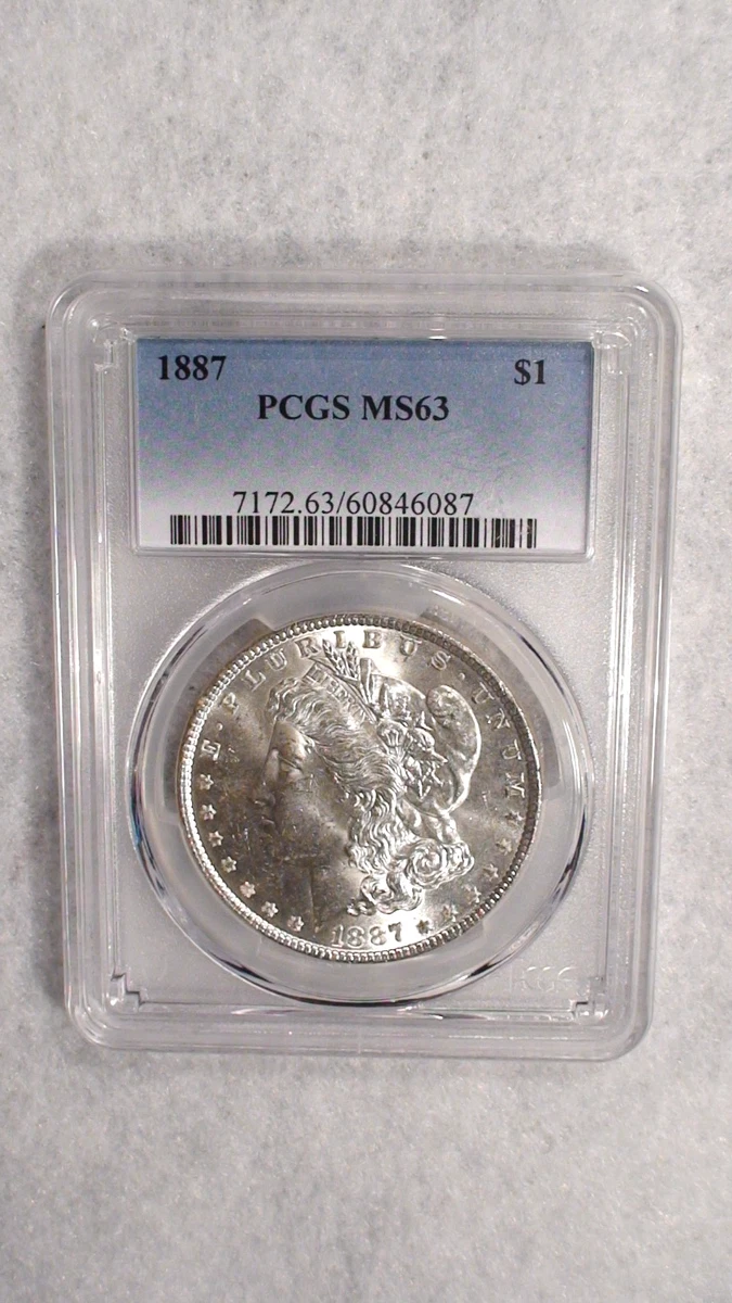 MS 63 Graded 1887 Year Morgan US Dollars (1878-1921) for sale | eBay