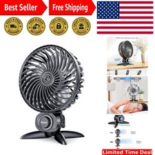 Compact Portable Fan - Touch-Controlled Mini Fan with Strong Airflow  USB Power