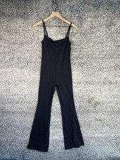 Wilfred Free Jumpsuit Womens Small Black Flare Leg Spaghetti Strap Aritzia