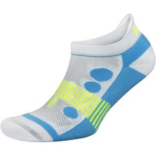 Balega Kids Hidden Cool 2 No Show Running Socks - XL - White/Blue