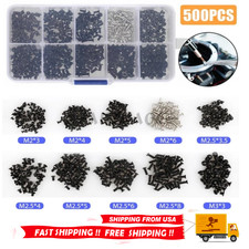 500PCS Computer Screw Set Kit For HP Dell Lenovo Samsung Sony Laptop Notebook