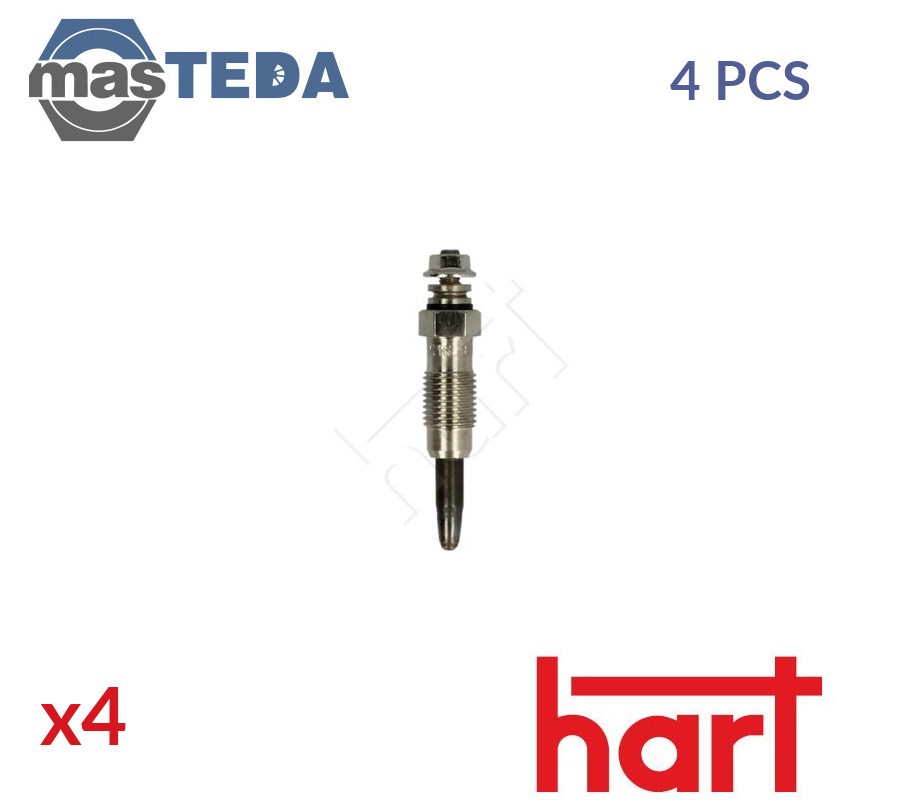 516 848 GLOW PLUG GLOW PLUGS HARD 4PCS FOR PEUGEOT 106 I 1.4 D 37KW