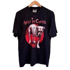 Alice In Chains 90s Tripod Dog Sz L RARE Single Stitch T-Shirt REPRINT