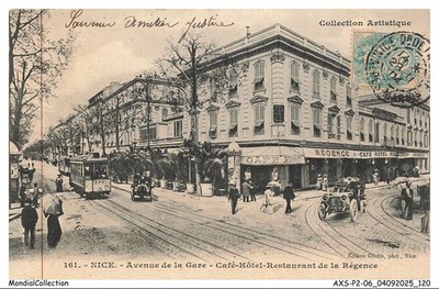 AXSP2-0152-06 - Künstlerische Kollektion - NIZZA - Bahnhofstraße - Café-Hotel