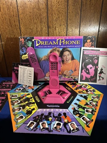 DREAM PHONE Milton Bradley TESTED WORKS Vtg ELECTRONIC BoardGame Dating COMPLETE