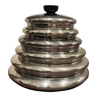 Revere Ware Lid Replacement Stainless Steel Lids Sizes 5'',6'',7'',8'',9'',10'',12''